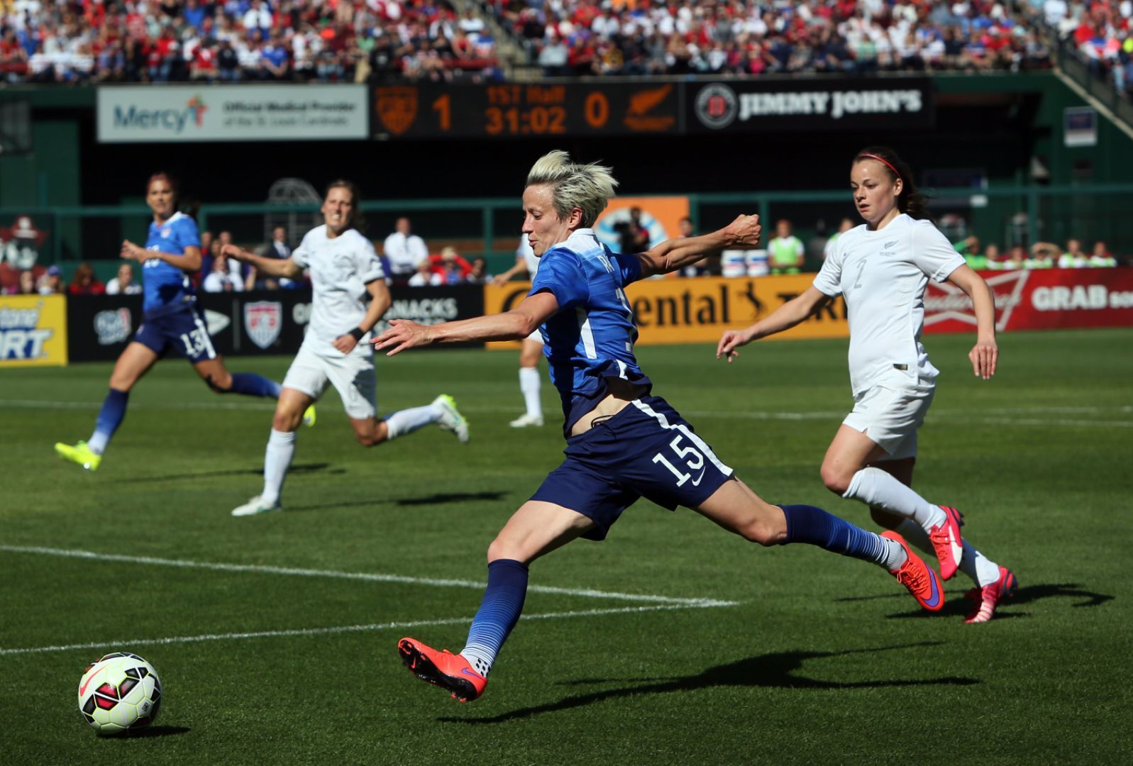 US Women's National Soccer Team vs New Zealand